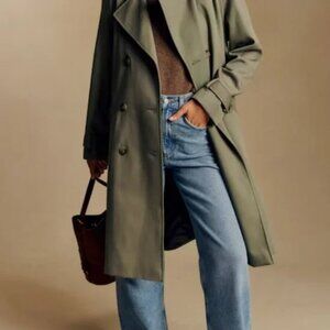 Sezane Scott Trench - Khaki Size 40/ US 8